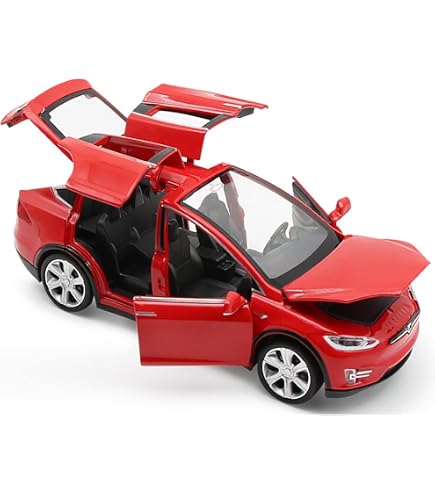 Amazon.com: Matchbox Tesla Model X, red 18/100 : Toys & Games